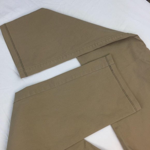 DELIA*s KHAKI CHINOS PANTS STRAIGHT LEG TAN WOMENS 13/14 R - Picture 13 of 14